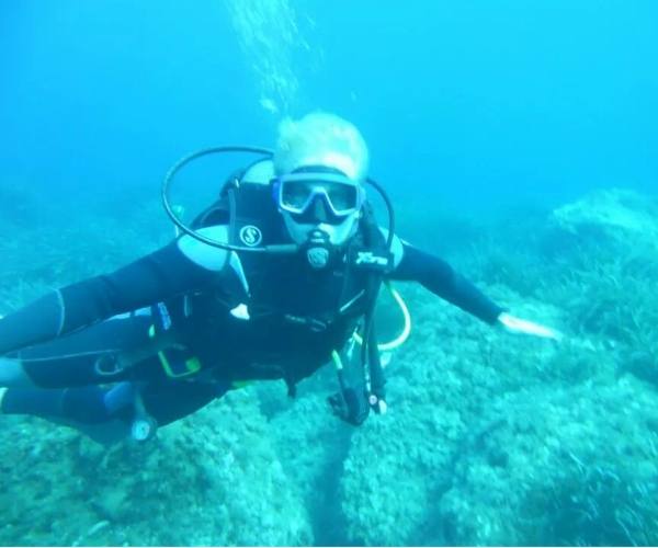Discovering the depths, Cala Luna, Sardinia (2014)